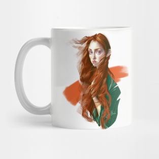 Red girl Mug